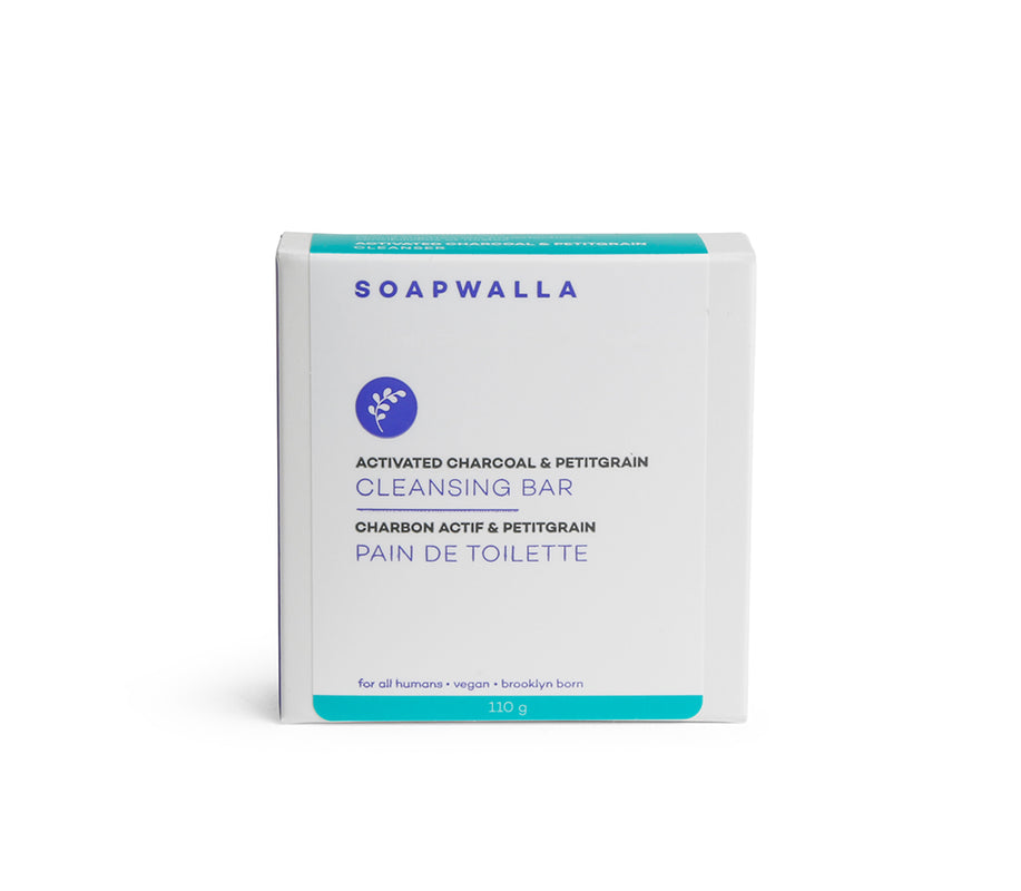 Activated Charcoal & Petitgrain Cleansing Bar